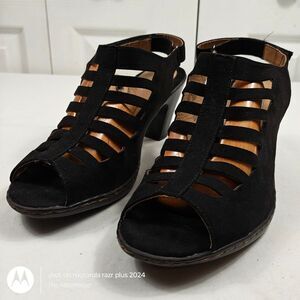 Women's I LOVE COMFORT SURI Caged Sling-Back Strappy Open-Toe Heels US SIze 8.5